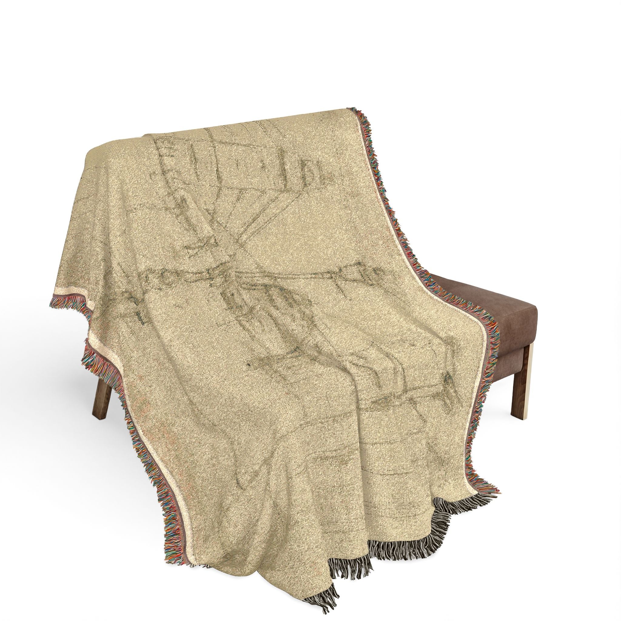 Study for Paris Street; Rainy Day Gustave Caillebotte Tapestry Blanket