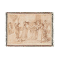 Pierre-Auguste Renoir - Workers' Daughters on the Outer Boulevard (Illustration for Émile Zola's L'Assommoir ) | Woven Tapestry Blanket