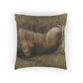 Pierre Puvis de Chavannes - Study of a Sleeping Woman | Woven Pillow