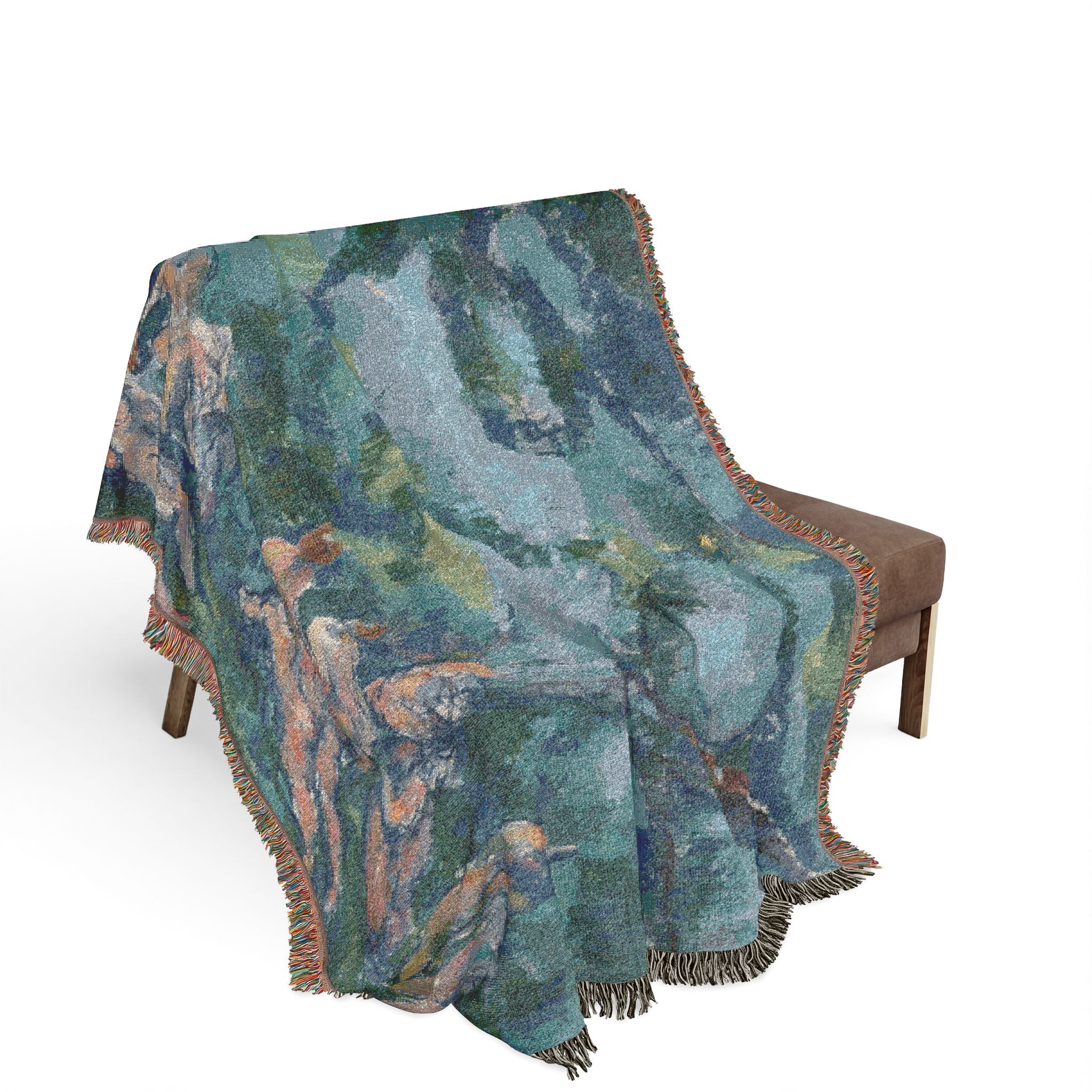The Bathers Paul Cézanne Tapestry Blanket