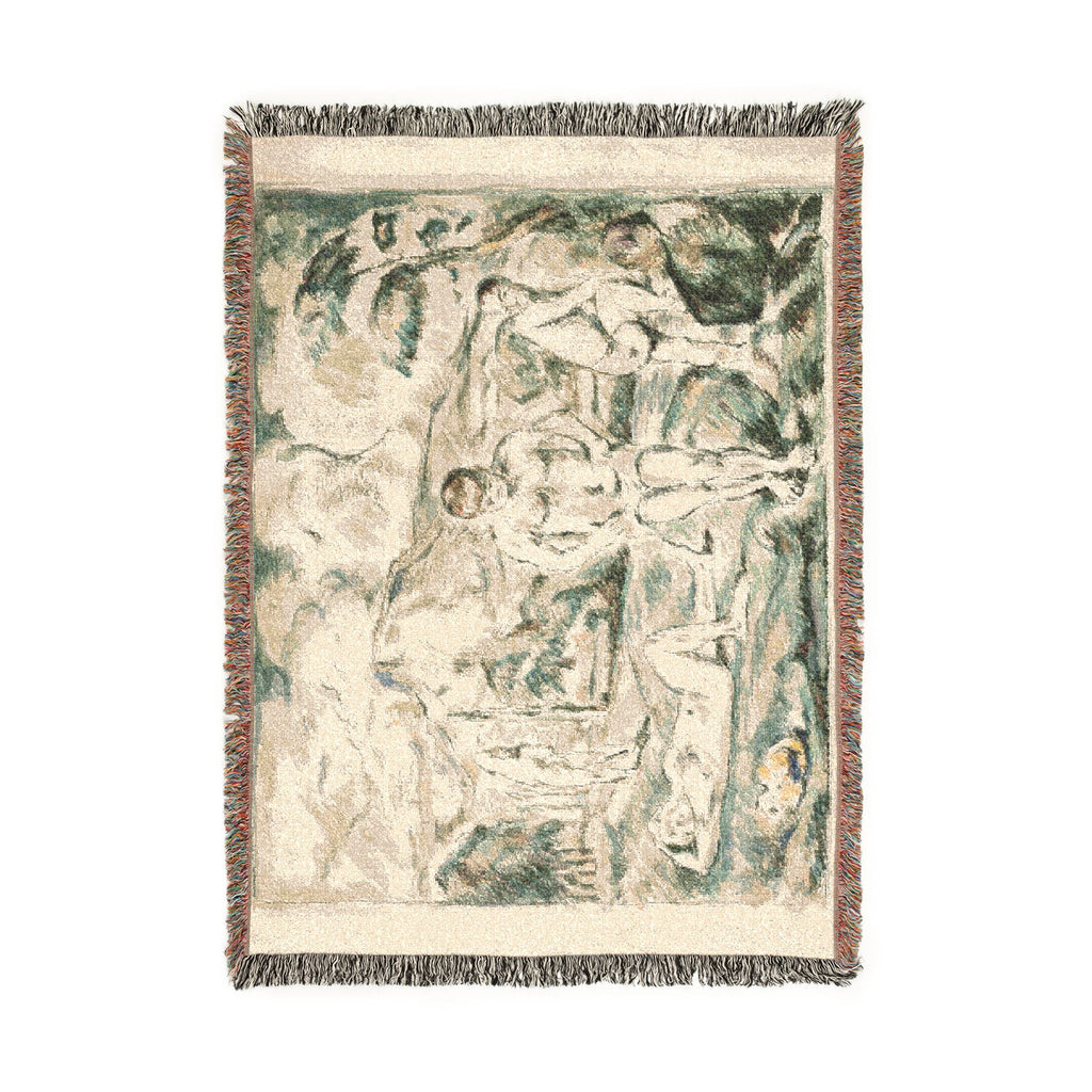 Paul Cezanne - Large Bathers | Woven Tapestry Blanket