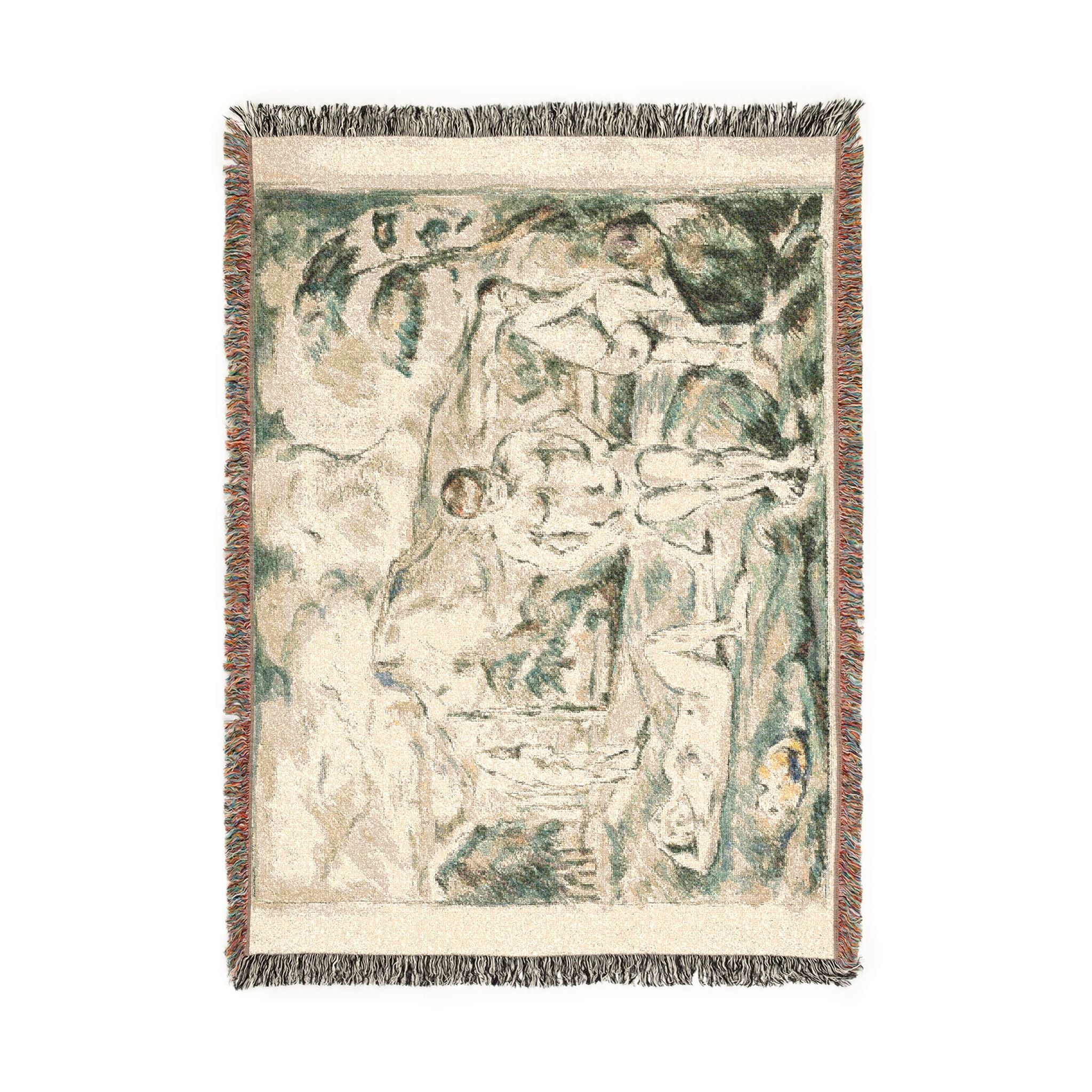 Paul Cezanne - Large Bathers | Woven Tapestry Blanket