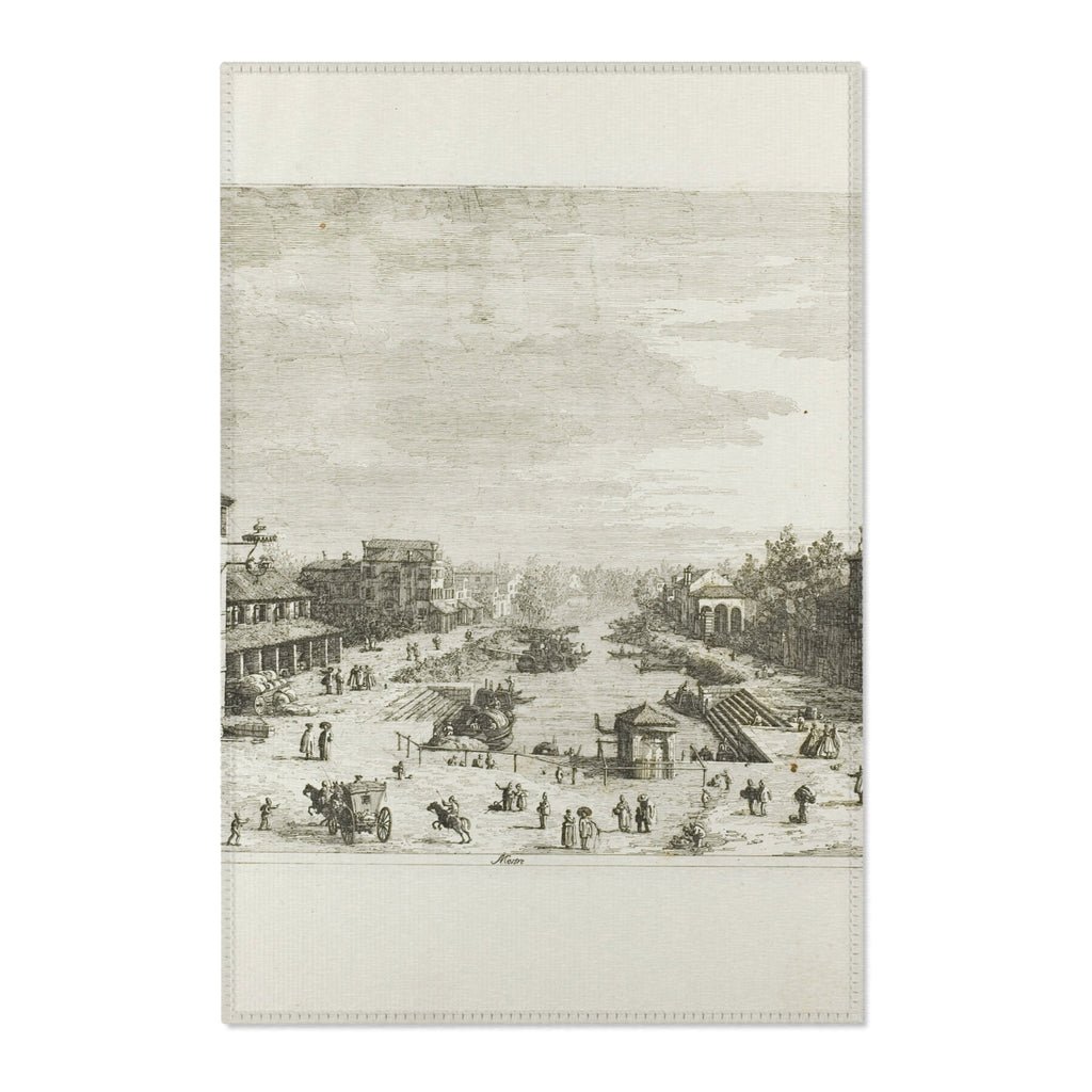 Canaletto - Mestre, from Vedute | Area Rug