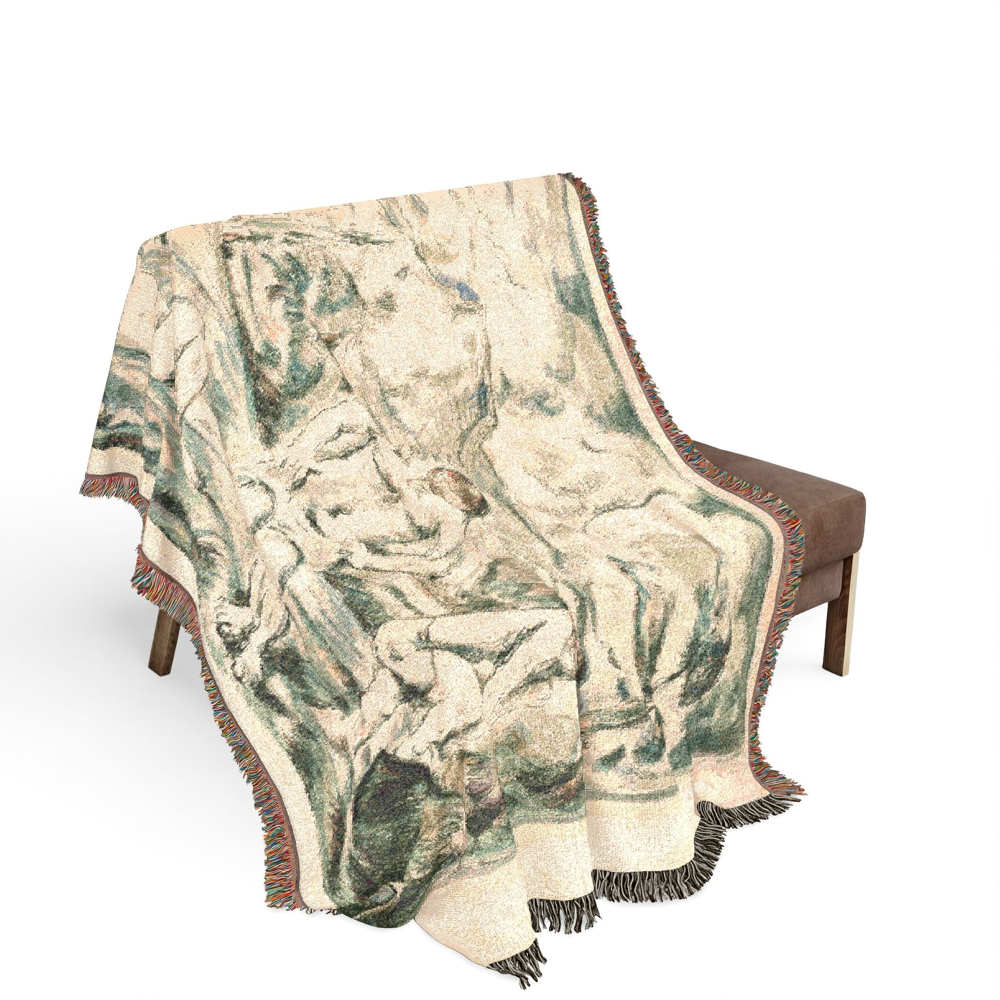 Large Bathers Paul Cezanne Tapestry Blanket
