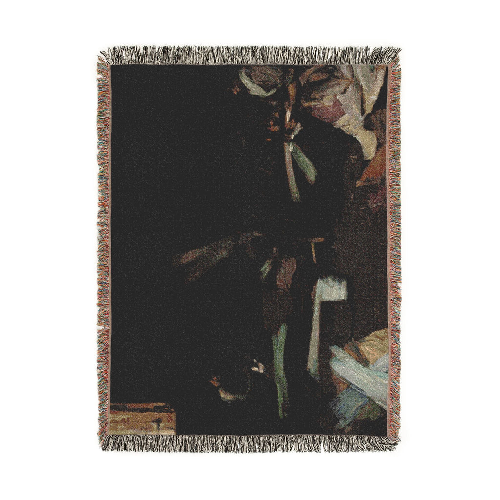 John Singer Sargent - Venetian Glass Workers | Woven Tapestry Blanket