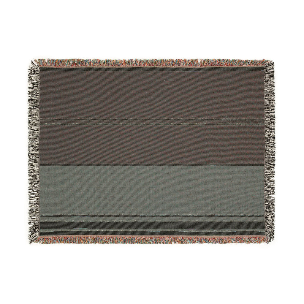 Orchard Throw — Ink · Fig · Warm White
