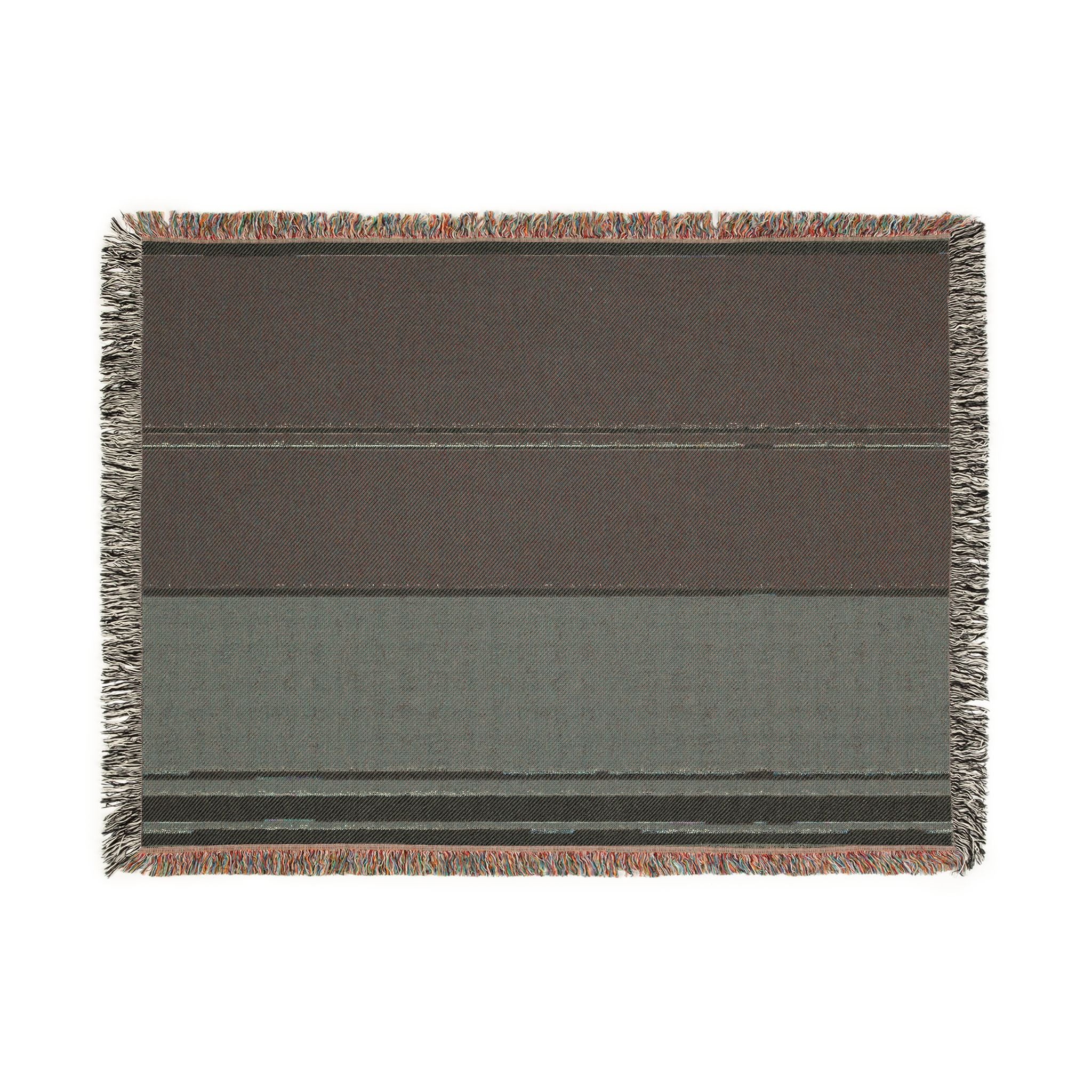 Orchard Throw — Ink · Fig · Warm White