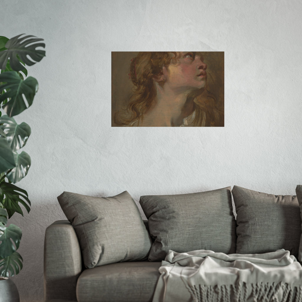 Anthony van Dyck - Head of a Girl | Fine Art Poster