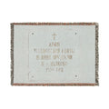 Moscow - 2026 - Church of the Beheading of Saint John the Baptist in Dyakovo (plaque) | Woven Tapestry Blanket