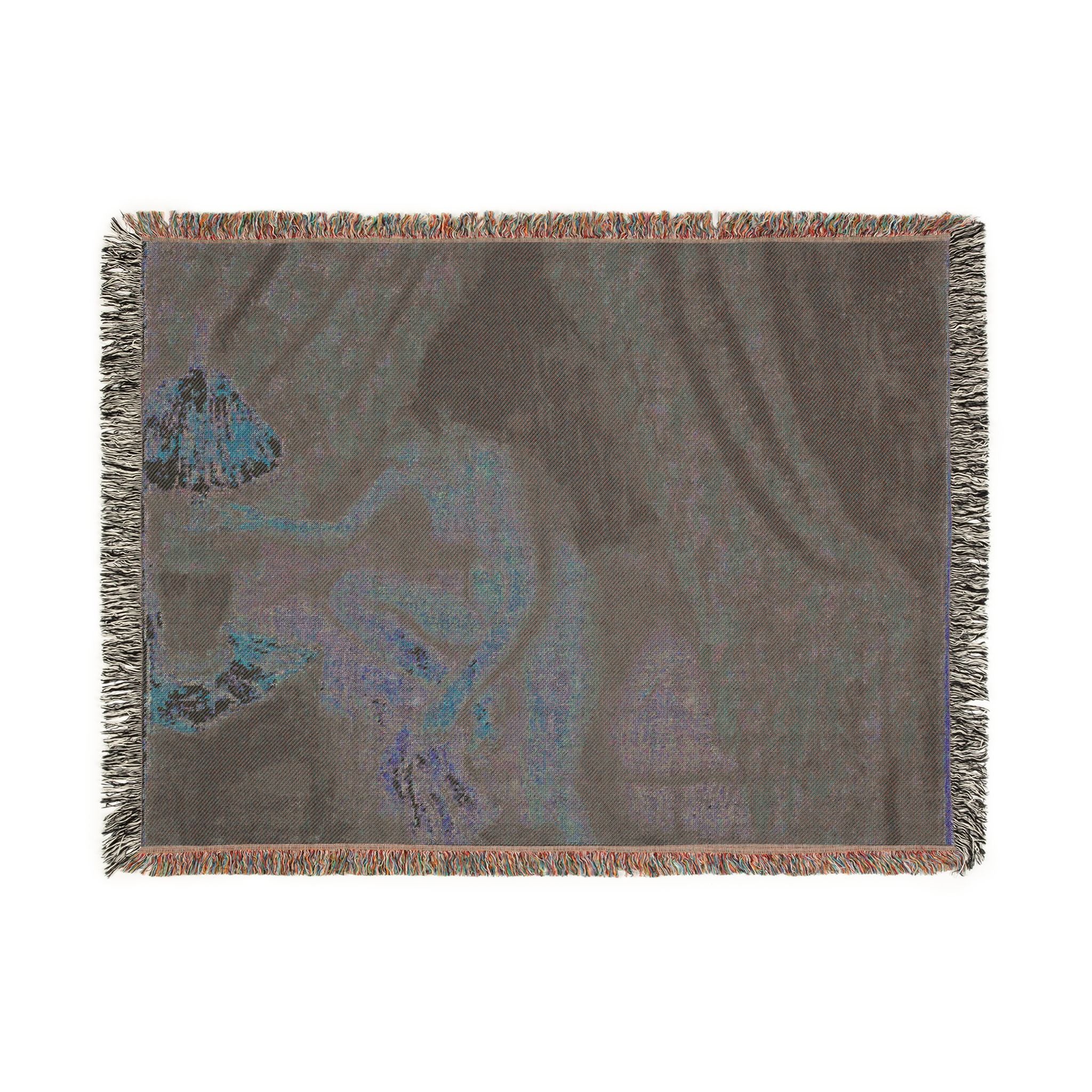 Hilaire Germain Edgar Degas - Retiring | Woven Tapestry Blanket