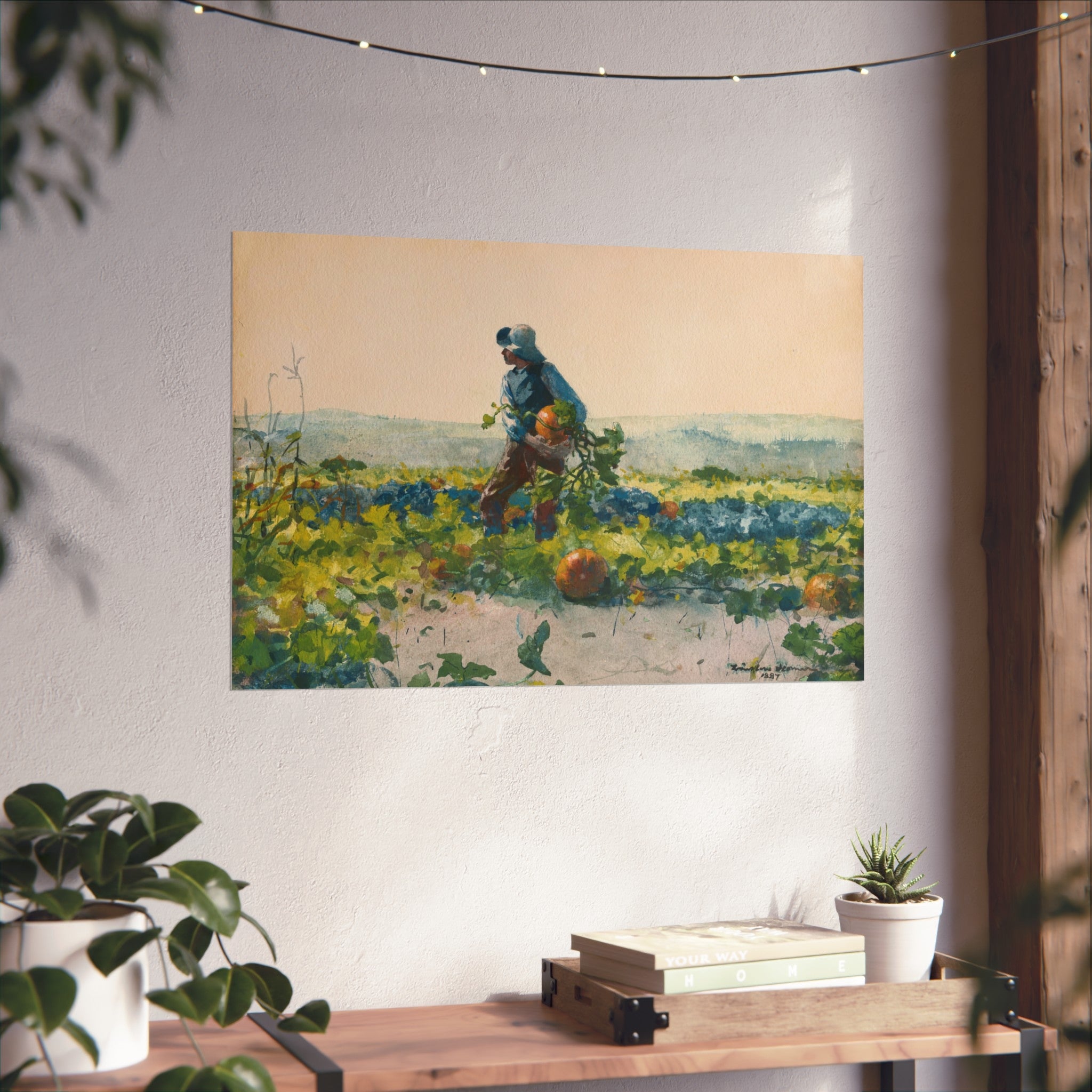 Winslow Homer - For to Be a Farmer's Boy | Fine Art Poster