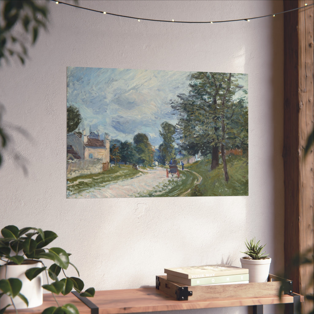Alfred Sisley - A Turn in the Road | Fine Art Poster
