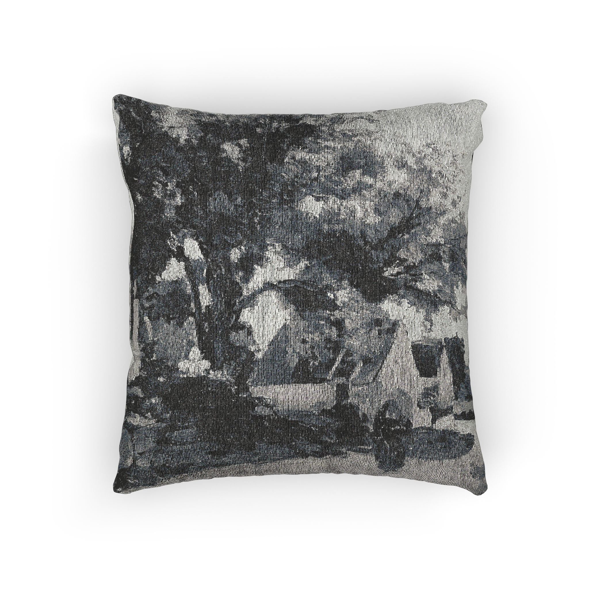 Charles François Daubigny - Village in Brittany | Woven Pillow