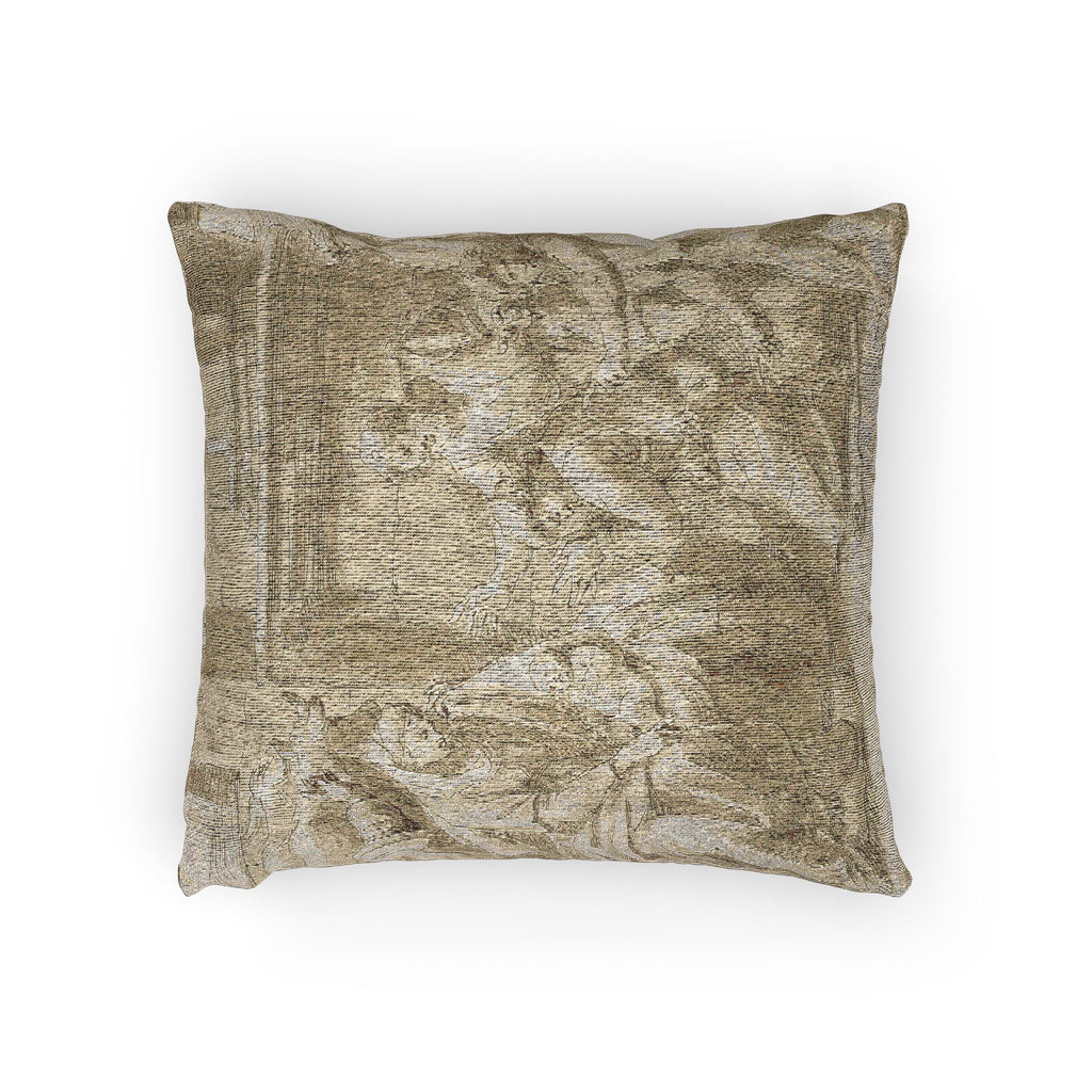 Nicolas Poussin - Adoration of the Shepherds | Woven Pillow