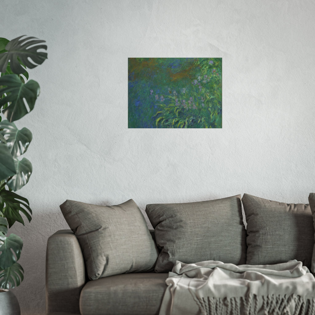 Claude Monet - Irises | Fine Art Poster