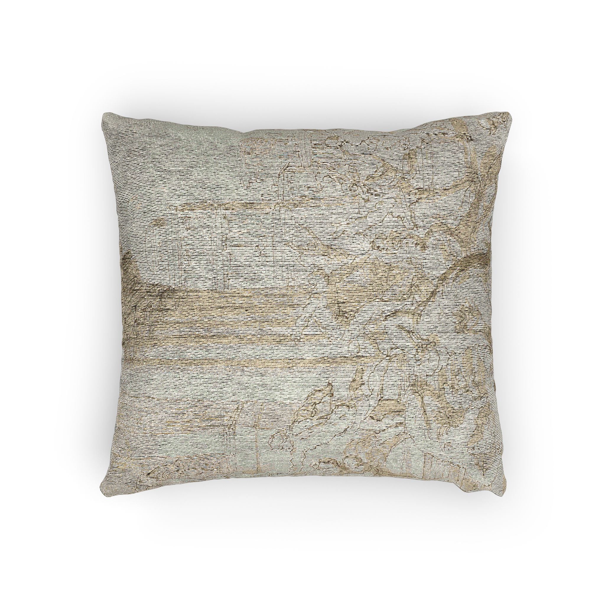 School of Nicolas Poussin - Massacre of the Innocents (recto); Figure Sketches (verso) | Woven Pillow