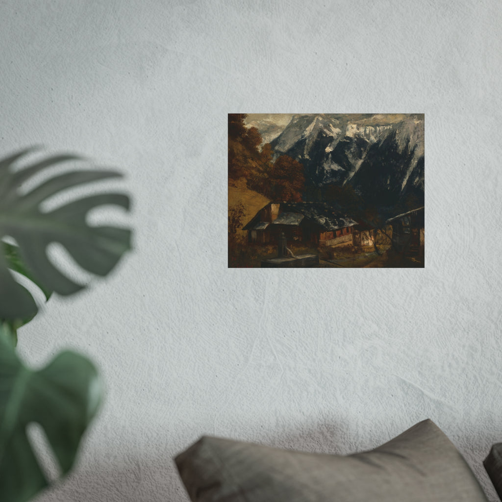 Gustave Courbet - An Alpine Scene | Fine Art Poster