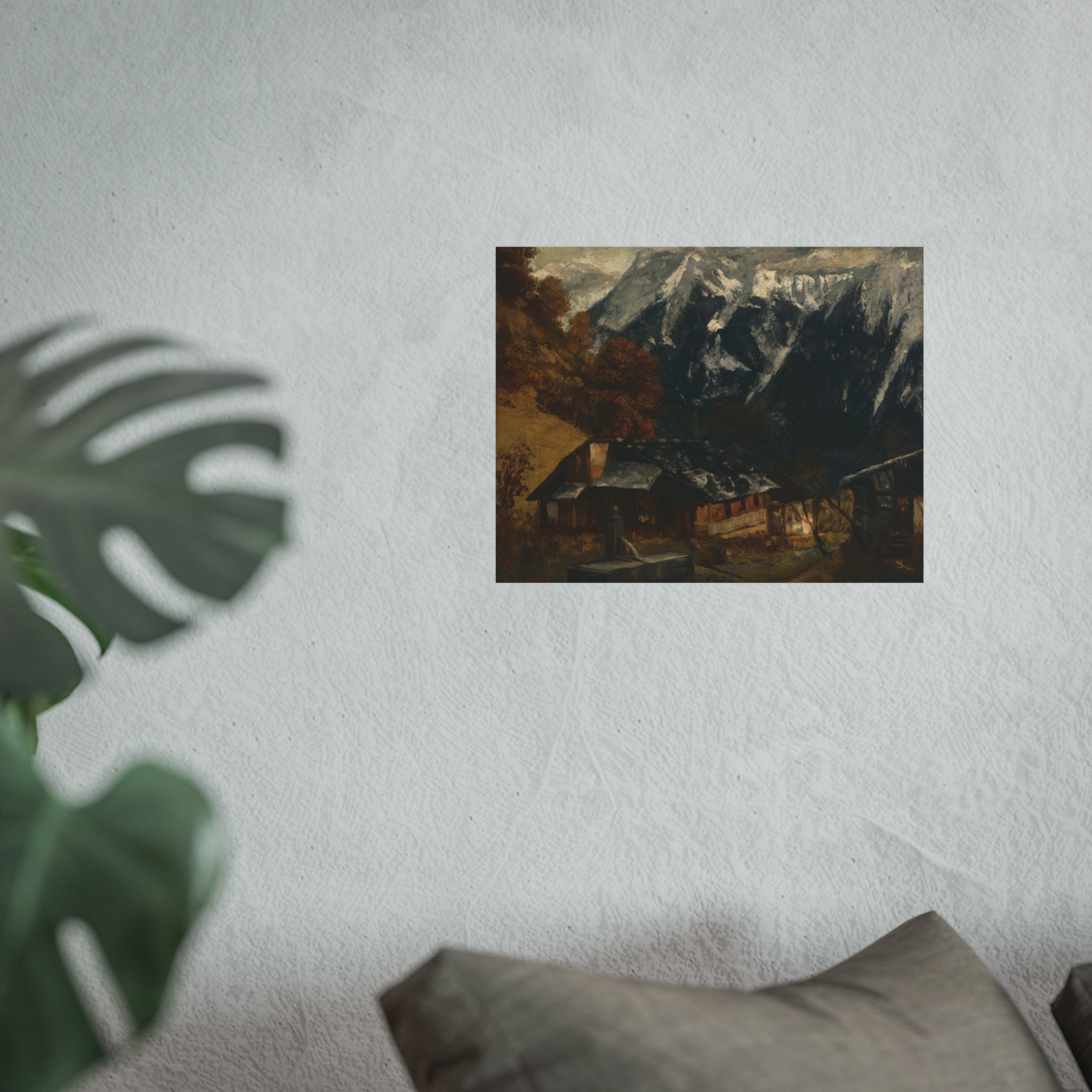 Gustave Courbet - An Alpine Scene | Fine Art Poster