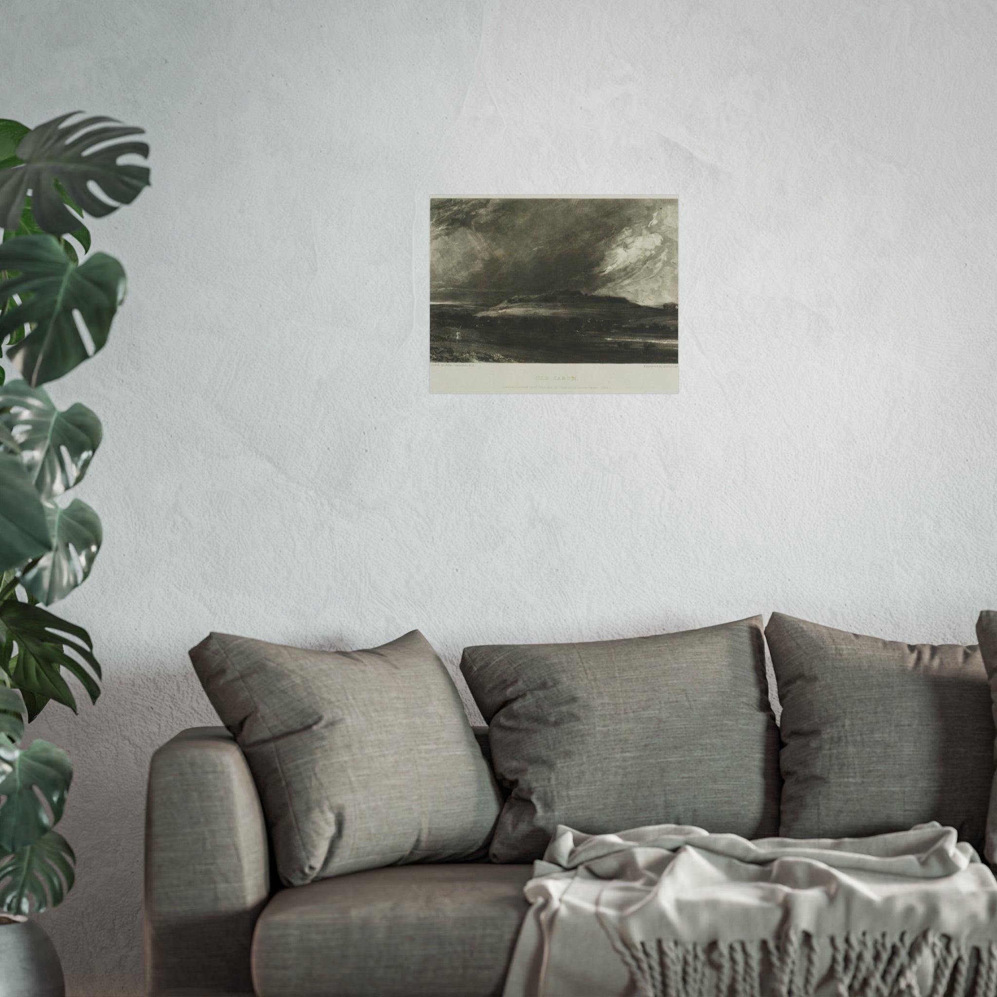David Lucas - Old Sarum | Fine Art Poster