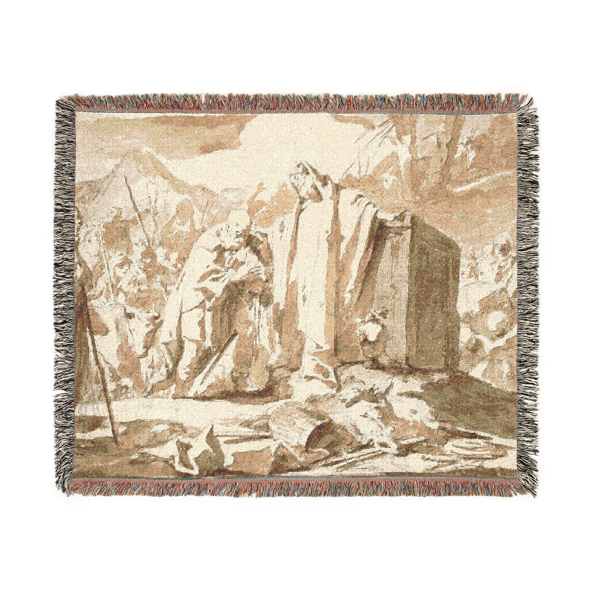 Giovanni Battista Tiepolo - The Meeting of Abraham and Melchizedek | Woven Tapestry Blanket