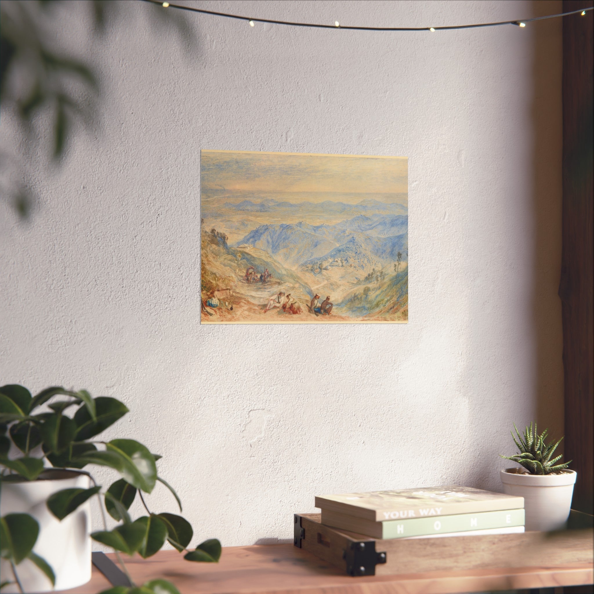 Joseph Mallord William Turner - Mussooree and the Dhoon from Landour | Fine Art Poster