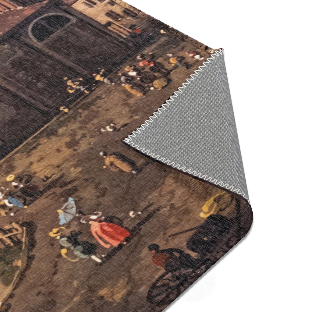 Bemberg Fondation Toulouse - Vue de Dolo - Canaletto ca 1740 - Inv 1011 | Area Rug
