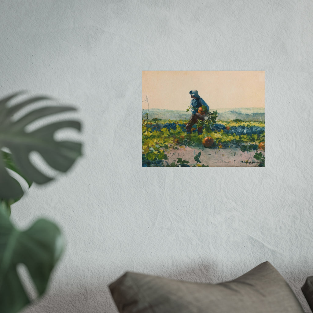 Winslow Homer - For to Be a Farmer's Boy | Fine Art Poster