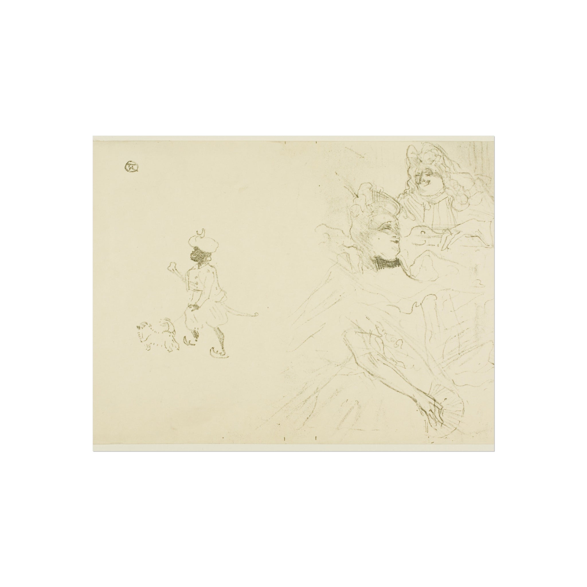 Henri de Toulouse-Lautrec - Cover for L'exemple de Ninon de Lenclos amoureuse | Fine Art Poster