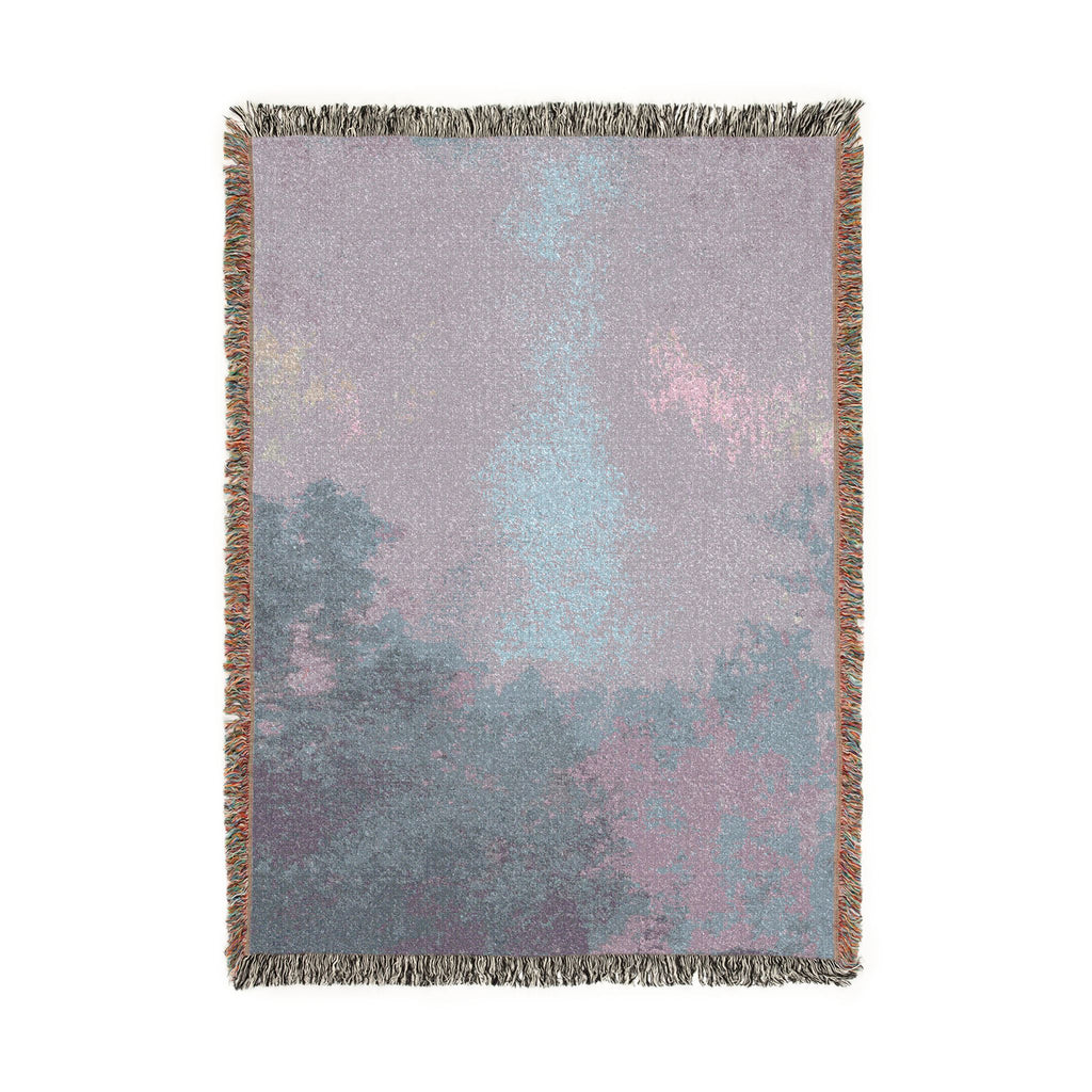 Claude Monet - Branch of the Seine near Giverny (Mist) | Woven Tapestry Blanket