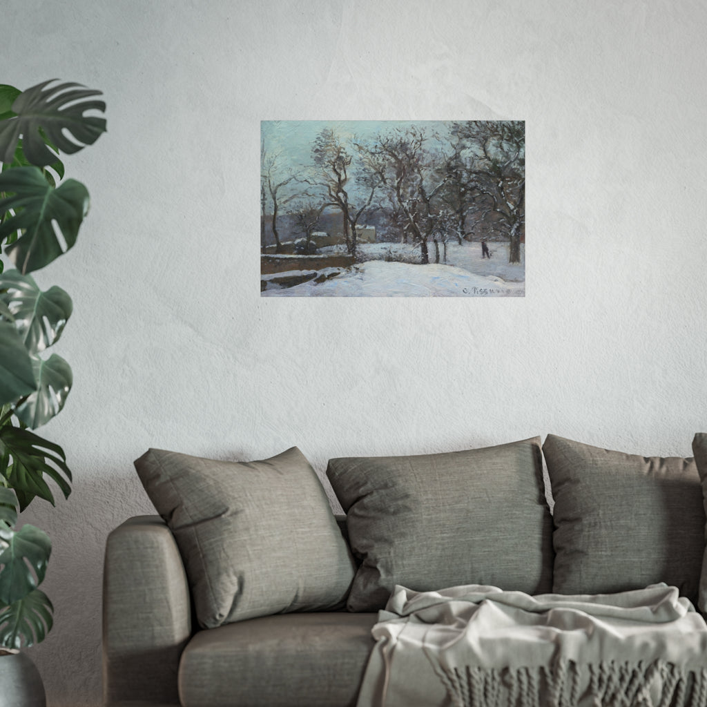 Camille Pissarro - Snow at Louveciennes | Fine Art Poster