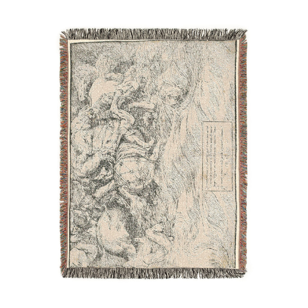Titian - The Submersion of Pharaoh's Army in the Red Sea | Woven Tapestry Blanket