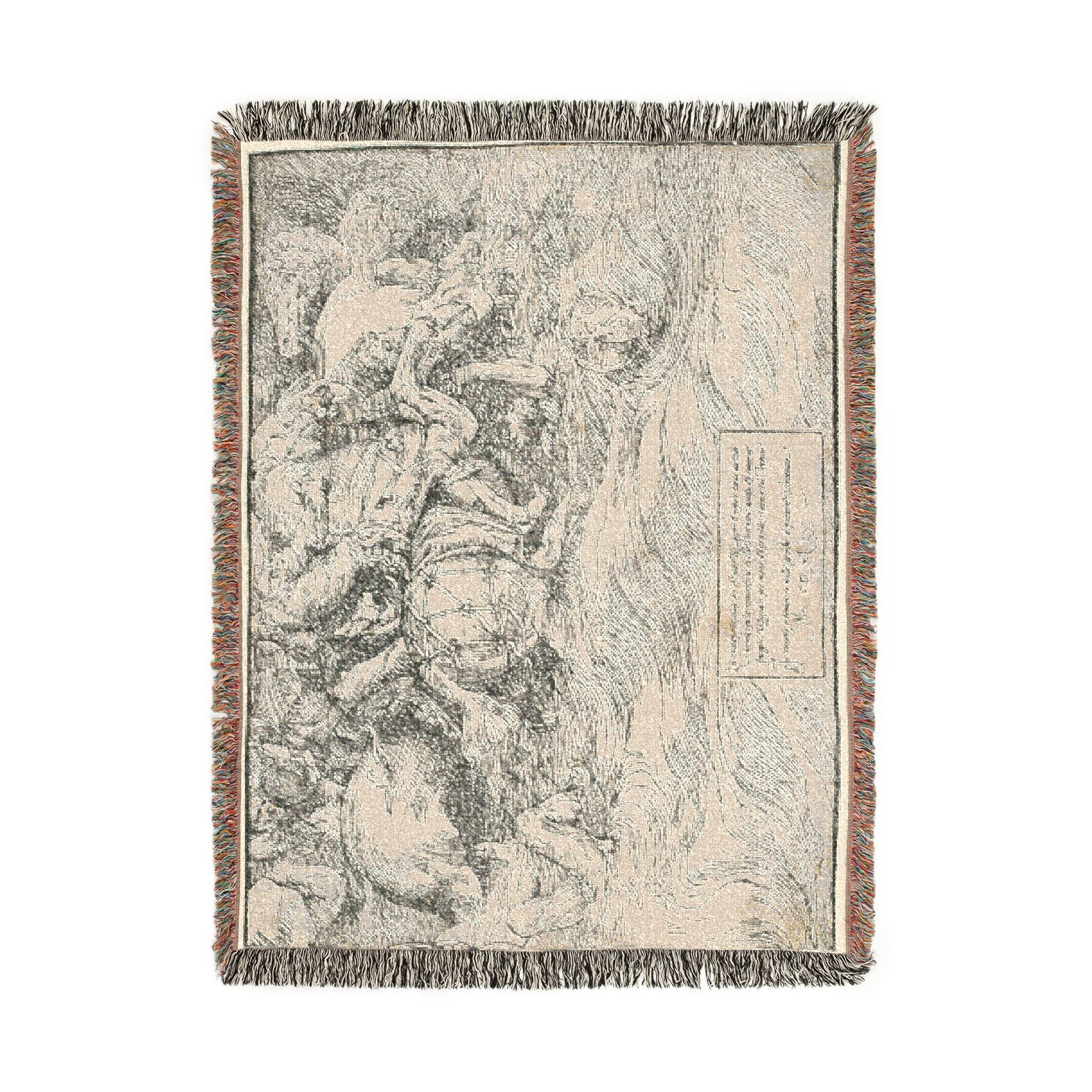 Titian - The Submersion of Pharaoh's Army in the Red Sea | Woven Tapestry Blanket