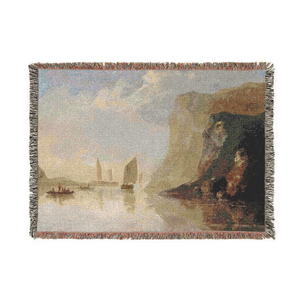 Aelbert Cuyp - View on the Rhine 61 cuyp 6608 | Woven Tapestry Blanket