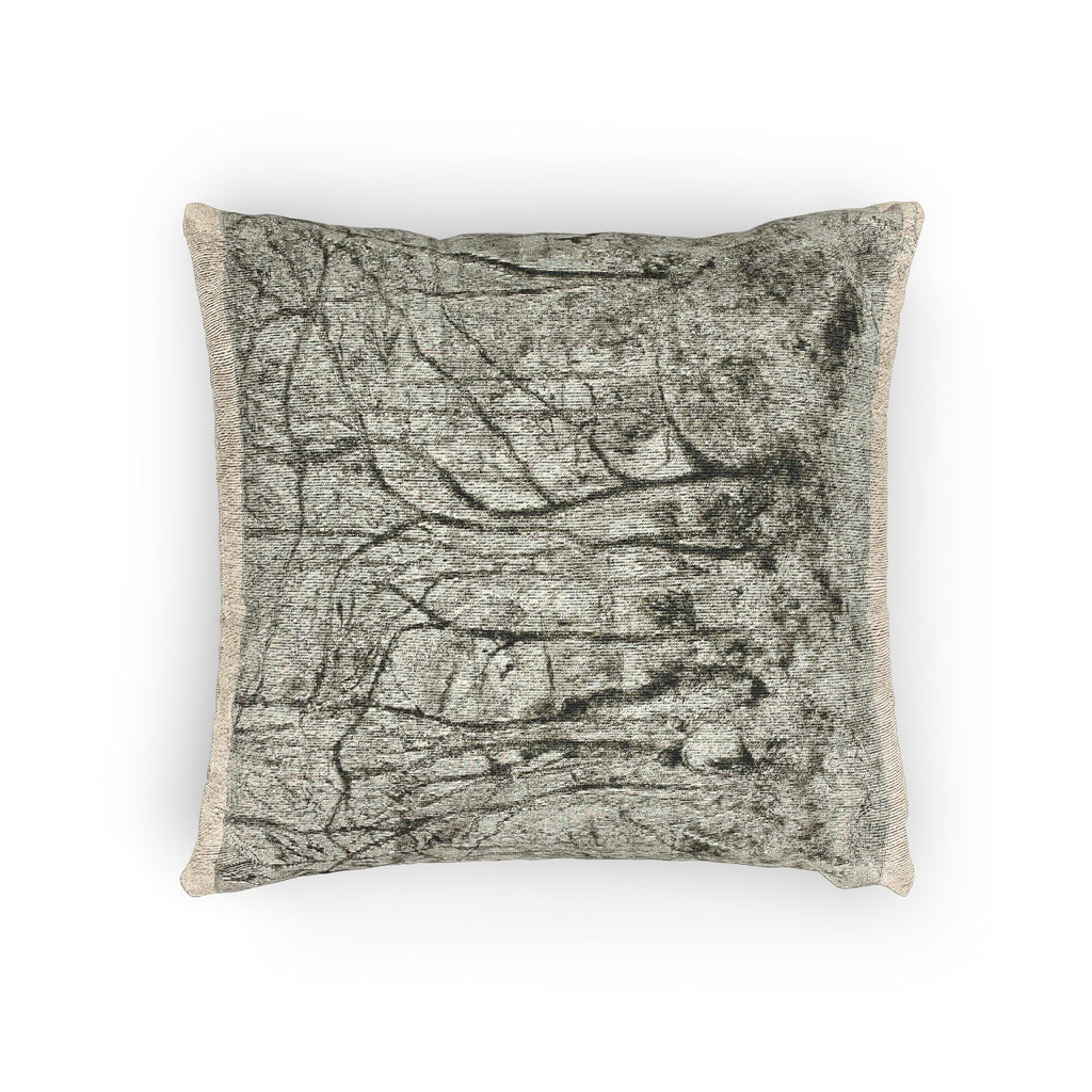 Camille Pissarro - Woodlands at the Hermitage | Woven Pillow