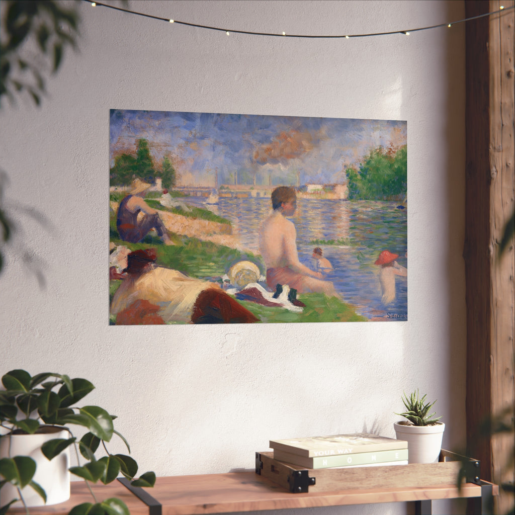 Georges Seurat - Final Study for Bathers at Asnières | Fine Art Poster