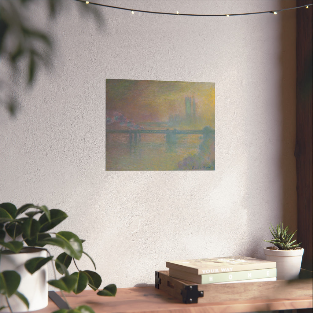Claude Monet - Charing Cross Bridge, London | Fine Art Poster