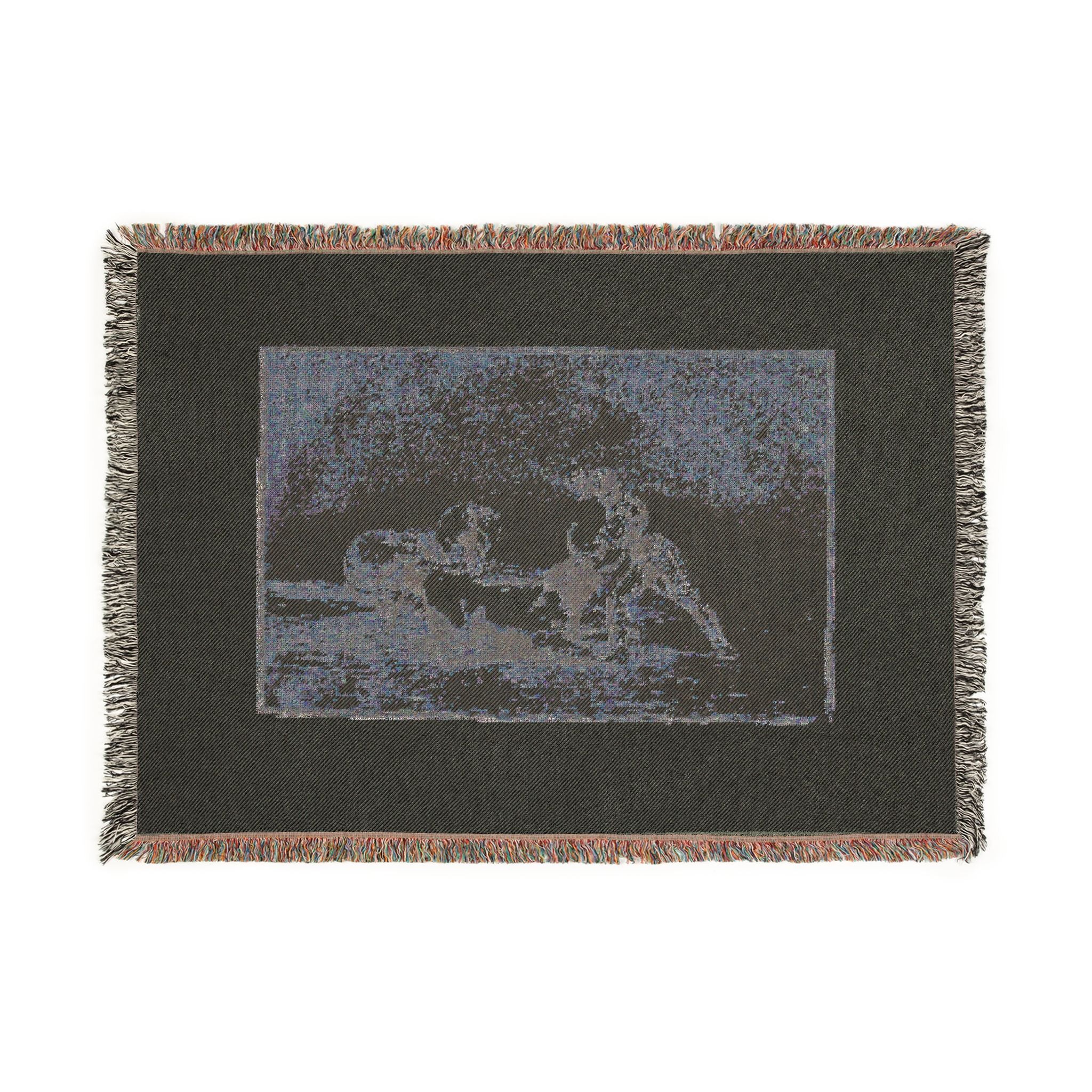 Francisco José de Goya y Lucientes - A Spanish knight kills the bull after having lost his horse, plate nine from The Ar | Woven Tapestry Blanket