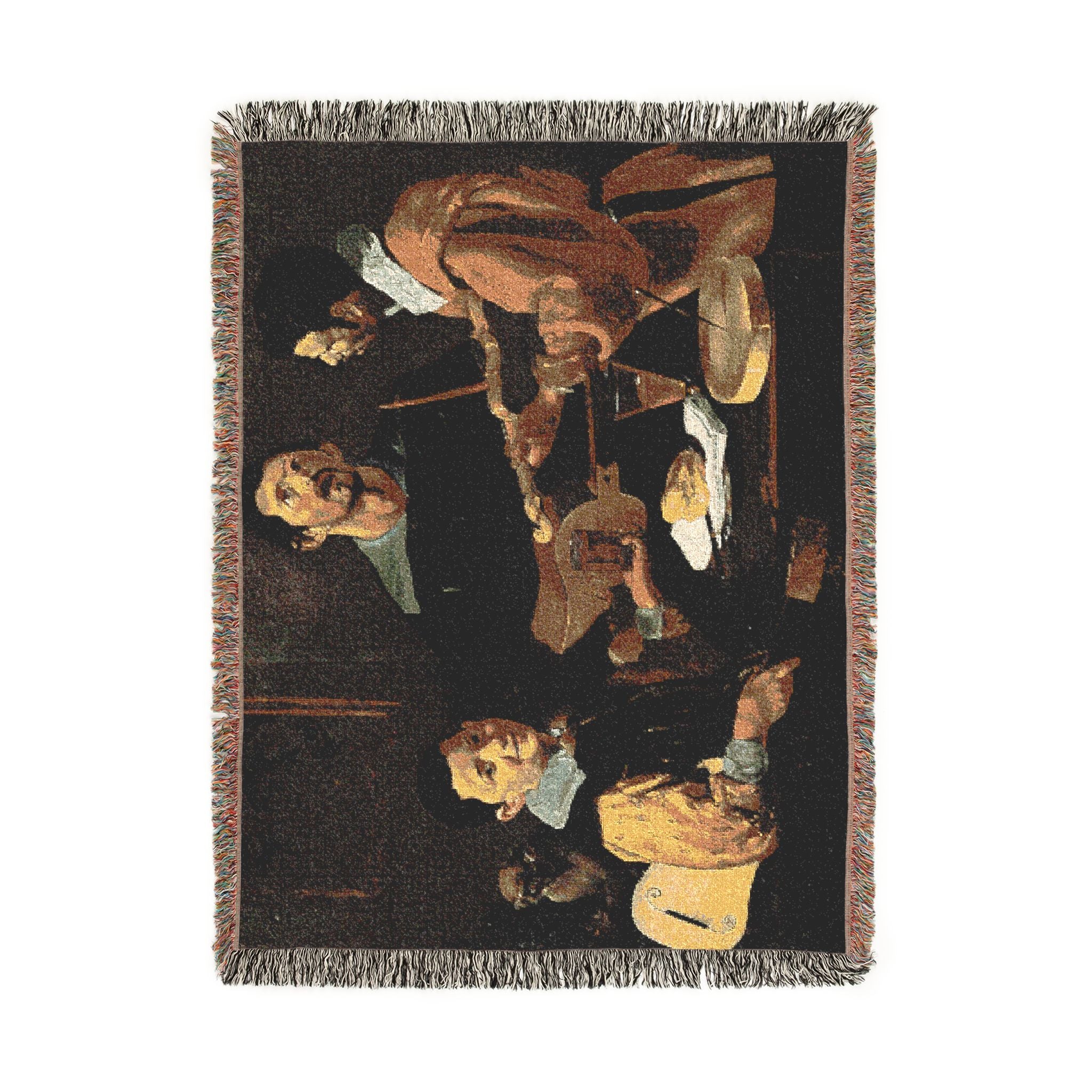 Diego Velázquez - The Three Musicians - Google Art Project | Woven Tapestry Blanket