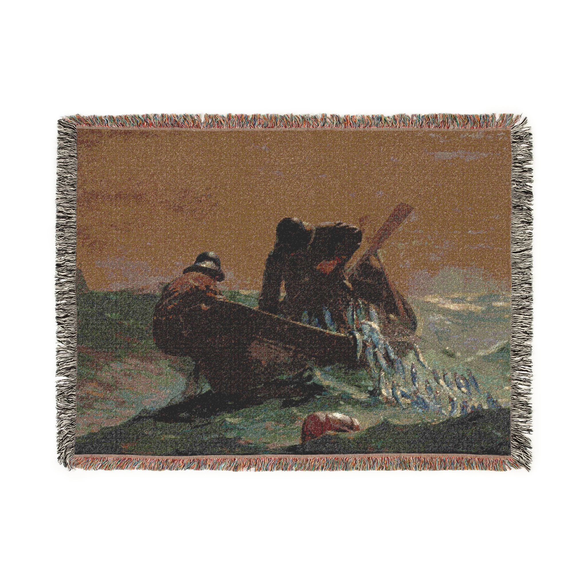 Winslow Homer - The Herring Net | Woven Tapestry Blanket
