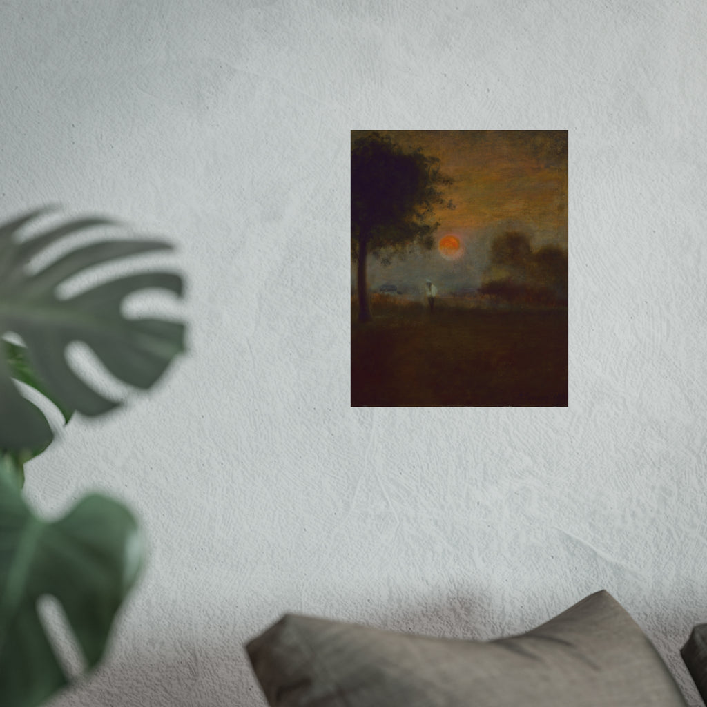 George Inness - Moonrise | Fine Art Poster