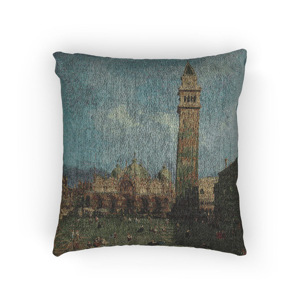 Giovanni Antonio Canal, il Canaletto - Piazza San Marco - WGA03883 | Woven Pillow