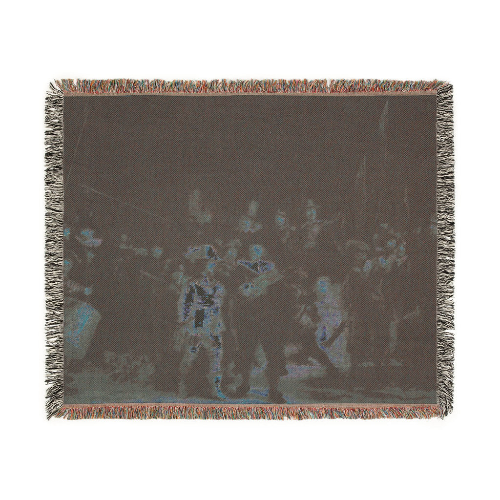 La ronda de noche, por Rembrandt van Rijn | Woven Tapestry Blanket