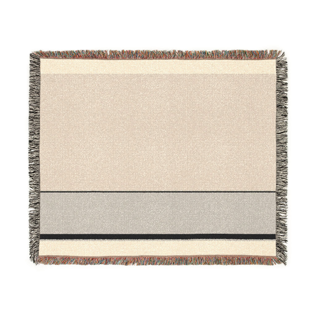 Quiet Throw — Oat · Stone · Ink