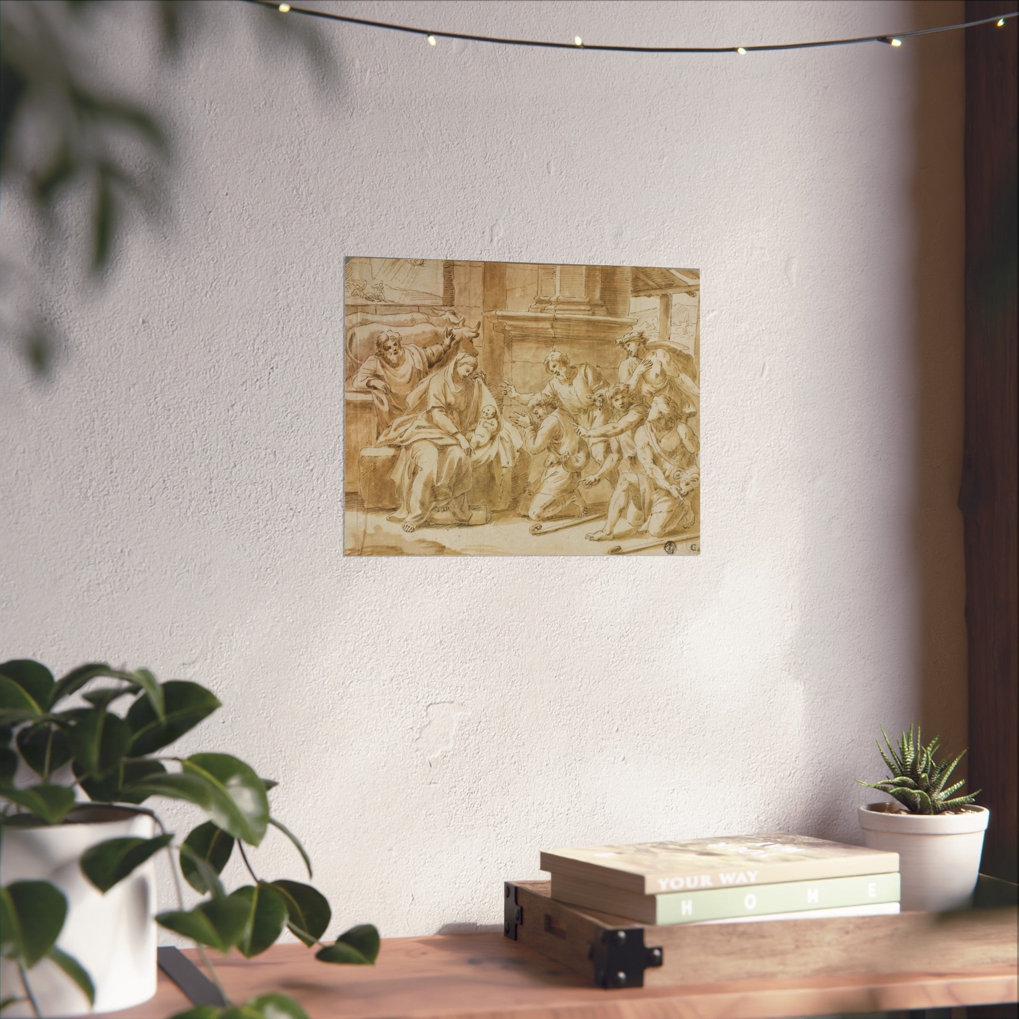 Nicolas Poussin - Adoration of the Shepherds | Fine Art Poster
