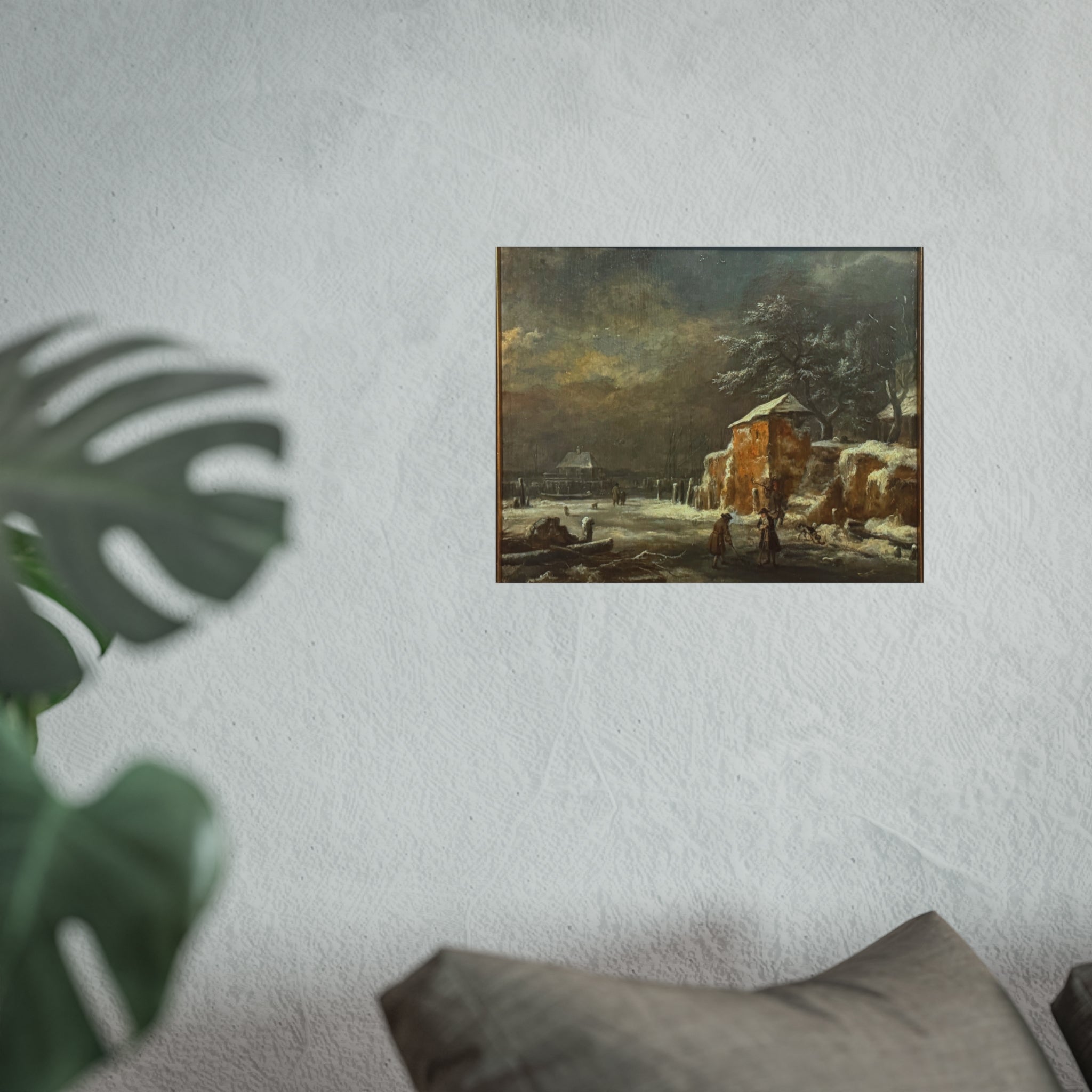 Hamburg, Kunsthalle, Jacob van Ruisdael, Winterlandschaft | Fine Art Poster