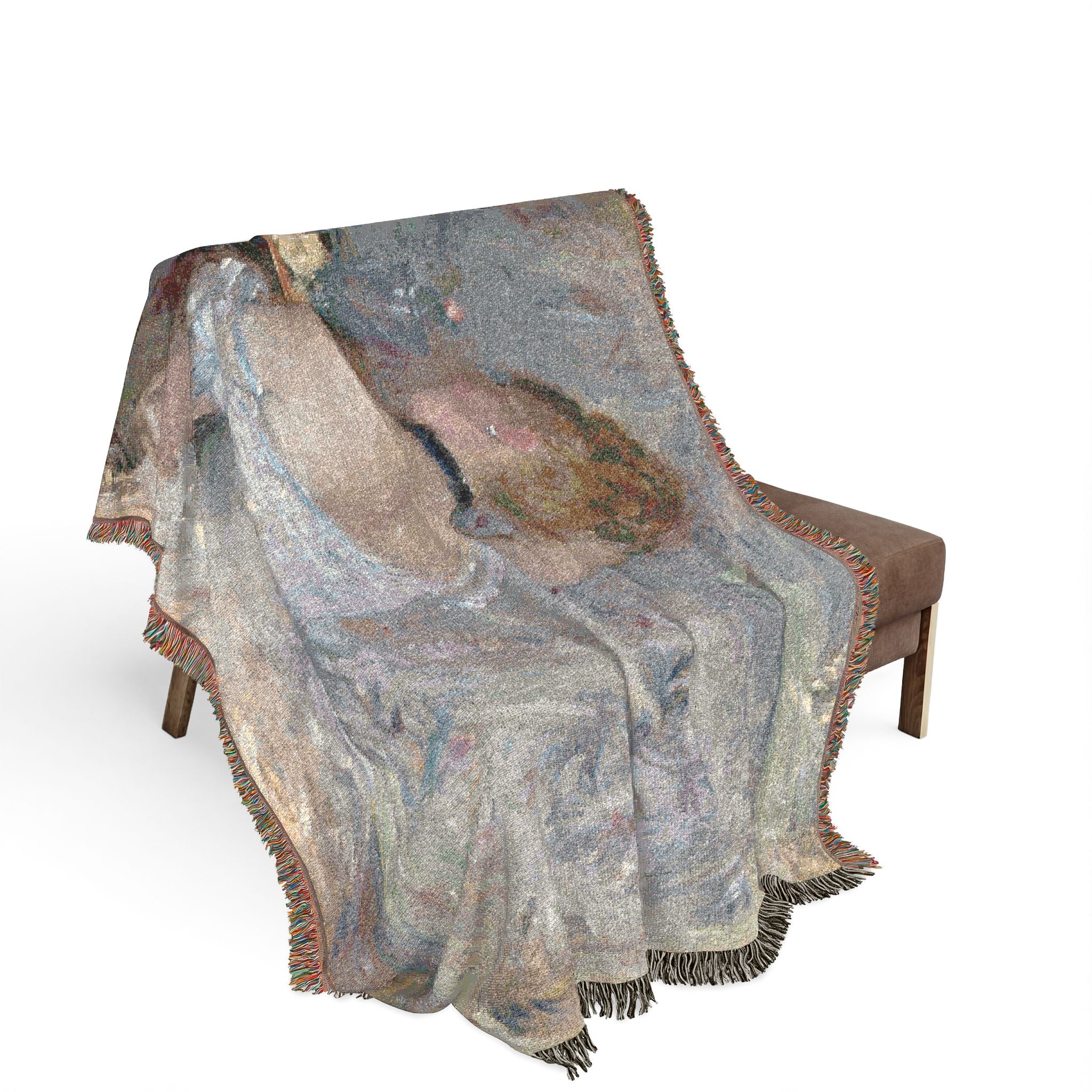 Woman at Her Toilette Berthe Morisot Tapestry Blanket