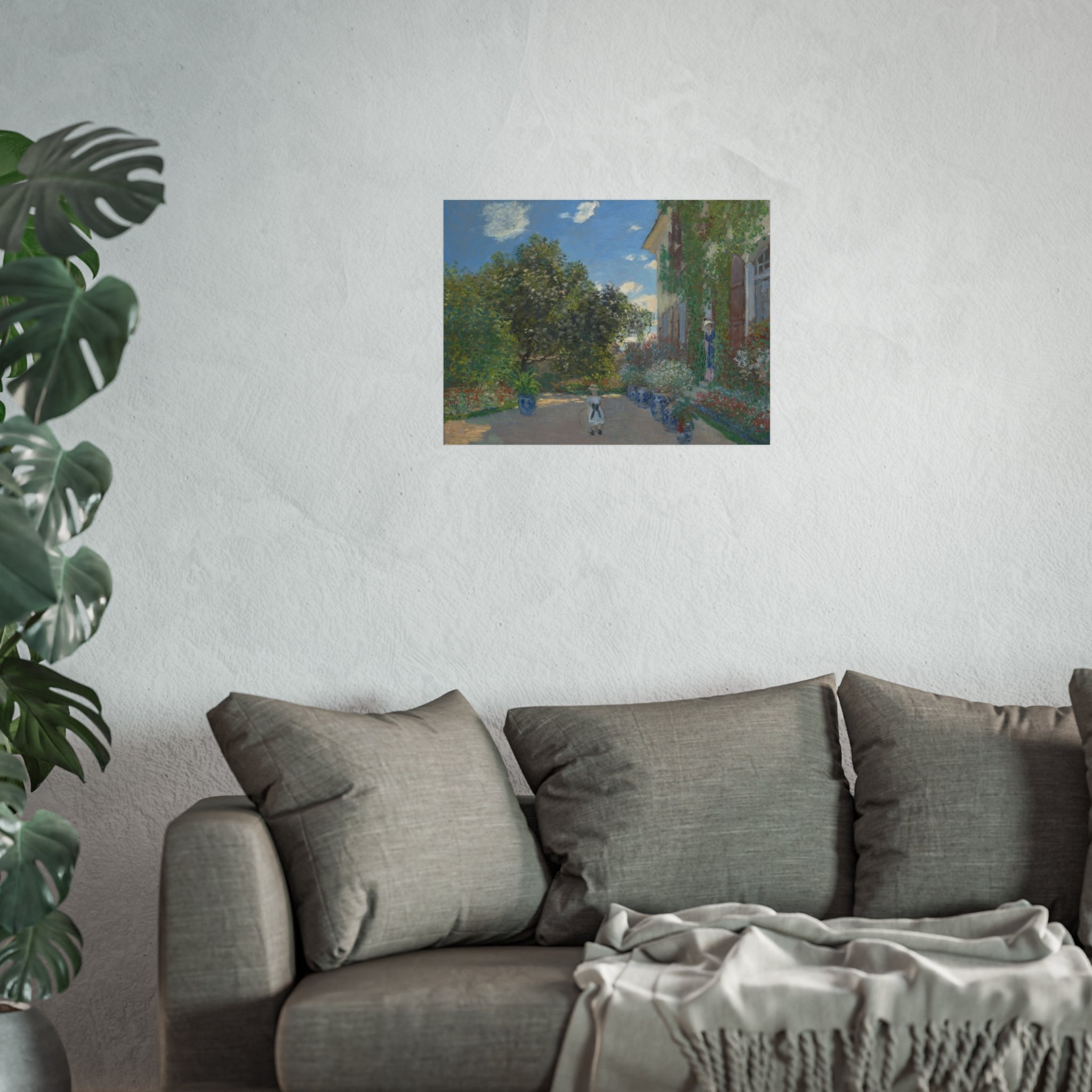 Claude Monet - The Artist's House at Argenteuil | Fine Art Poster