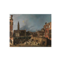 Canaletto - The Stonemason's Yard | Fine Art Poster
