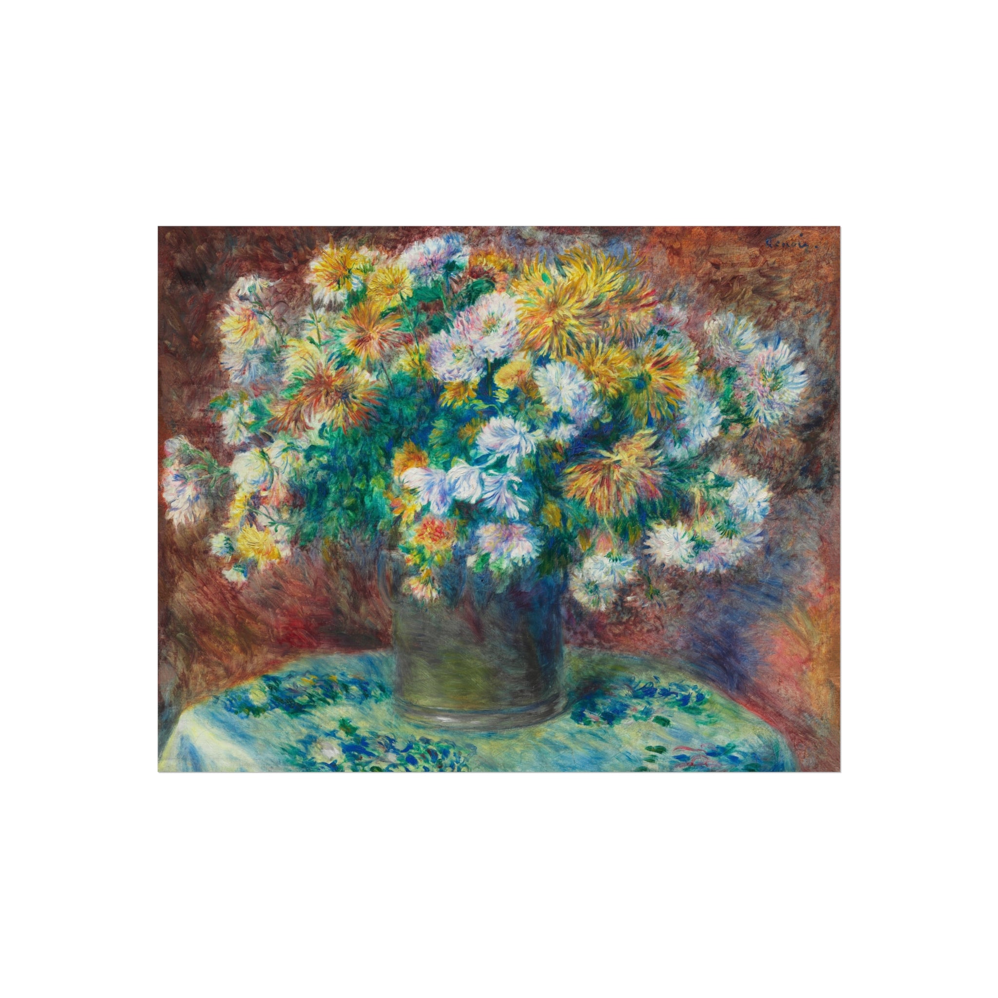 Pierre-Auguste Renoir - Chrysanthemums | Fine Art Poster