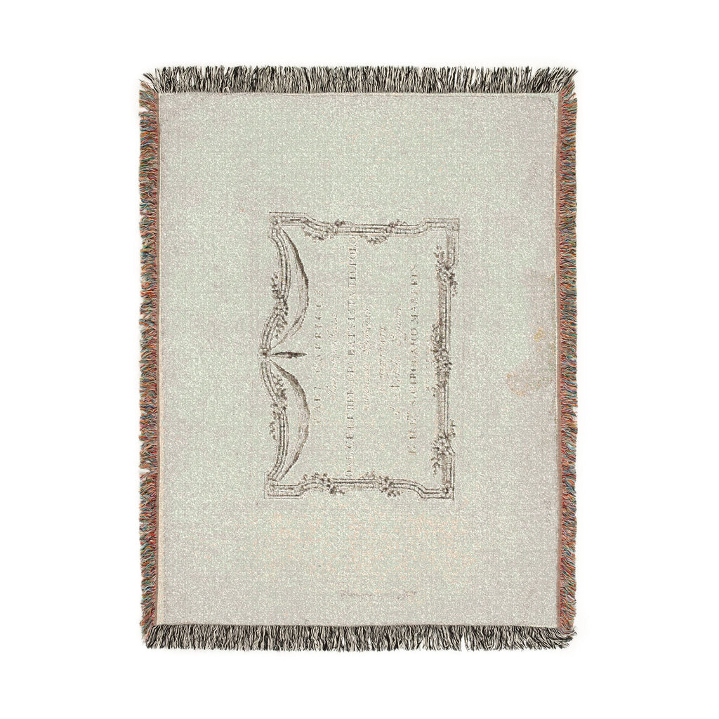 Giovanni Battista Tiepolo - Frontispiece from Capricci | Woven Tapestry Blanket